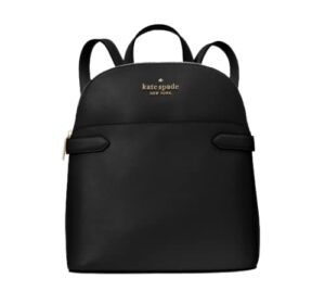 kate spade new york saffiano leather dome backpack (black)