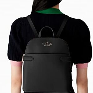 Kate Spade New York Saffiano Leather Dome Backpack (Black)