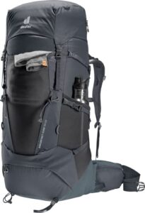 deuter aircontact core 50+10l hiking backpack – graphite-shale