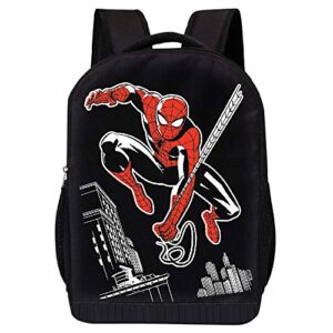 marvel comics classic avengers backpack – marvel black avengers 18 inch air mesh padded bag (avengers – michael cho spiderman)