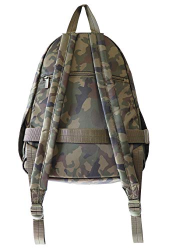 Hedgren Earth Sustainably Made Backpack with Detachable Waistpack, Olive Camo Green