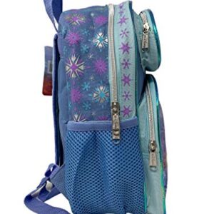 KBNL Disney Frozen 2 Elsa & Horse 12" Toddler Backpack, Blue, Small