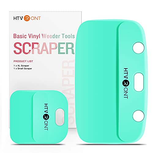 HTVRONT Vinyl Scraper - 2Pack Scraper Tools for Vinyl, Craft Weeder Vinyl Tool Kit Basic Tool-Scraper for Vinyl