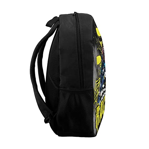 Motocross Backpack Travel Backpack Motorcycle Backpack Casual Lightweight Laptop Backpack Travel Hiking Camping Backpack