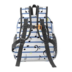 Grandkli Musical Notes Personalized Kids Toddler Backpack for Boys Girls ,Custom Mini School Backpack Bags Kindergarten