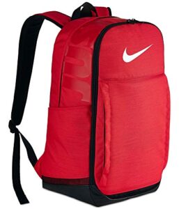 nike brasilia (extra large) training backpack university red/black/white size x-large