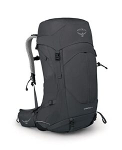 osprey stratos 44 men’s backpacking backpack, tunnel vision grey