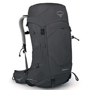 Osprey Stratos 44 Men's Backpacking Backpack, Tunnel Vision Grey