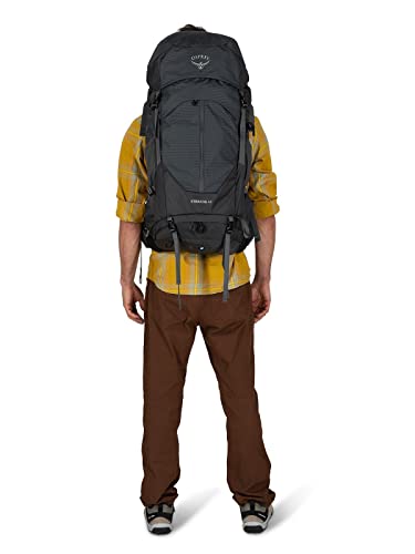 Osprey Stratos 44 Men's Backpacking Backpack, Tunnel Vision Grey