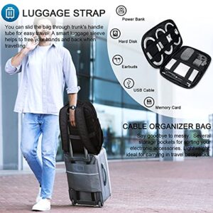 Laptop Backpack for Men Women 17 Inch Waterproof Travel Backpack Durable Laptop Backpack with USB Charging Port,Black