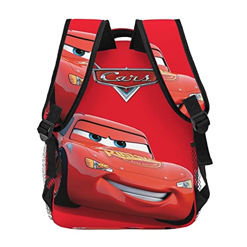 Augwc Cars Lightning Mcqueen Backpack Cute Bookbag Schoolbags Funny School Backpacks Laptop Bag Travel Hiking Daypack For Boys Girl