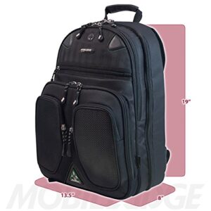 Mobile Edge ScanFast Checkpoint and Eco Friendly Laptop Backpack 16 Inch PC, 17 Inch Mac for Men, Women, Business Travel, Student, Black MESFBP2.0