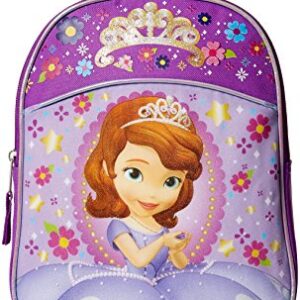 Disney Girls' Sofia The First Miniature Backpack, Light Purple/Purple, 11" X 9" X 2.75"
