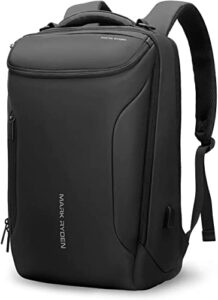 mark ryden laptop backpack for men,17.3 inch large capacity business backpack,waterproof travel backpack with usb charging port (ykk-3 pocket)