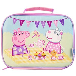 Peppa Pig Kids Backpack and Lunch Box Set Pink