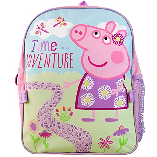 Peppa Pig Kids Backpack and Lunch Box Set Pink