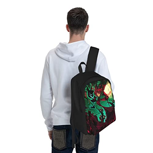 Anime Hazbin Hotel Backpack Fashion Unisex 3D Print Large Capacity Leisure Travel Backpacks School Laptop Bookbag College Daypack