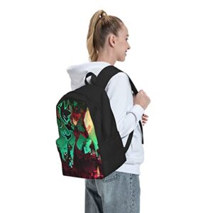 Anime Hazbin Hotel Backpack Fashion Unisex 3D Print Large Capacity Leisure Travel Backpacks School Laptop Bookbag College Daypack