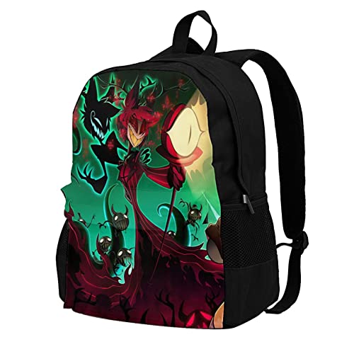 Anime Hazbin Hotel Backpack Fashion Unisex 3D Print Large Capacity Leisure Travel Backpacks School Laptop Bookbag College Daypack