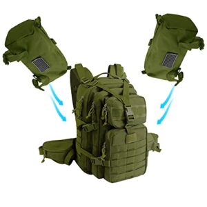 hcctag Military Tactical Backpack for Men Small Bug Out Survival Bag Hiking Traveling Hunting Outdoor Camping