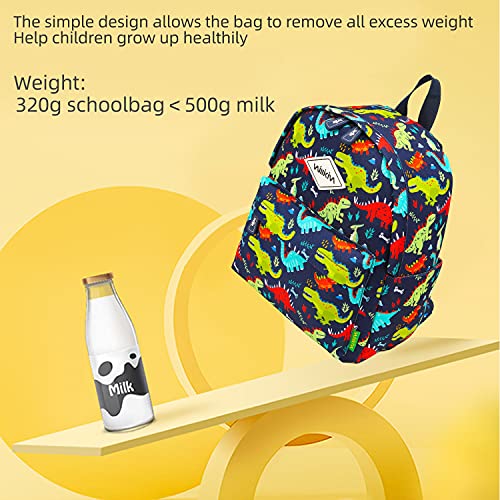 willikiva Cute Dinosaur Toddler Backpack for Boys and Girls Kids Children Preschool Bag Waterproof(Big Dinosaur)