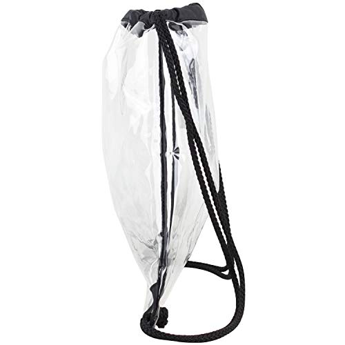 Eastsport Clear Backpack with Sling Combo - Black Trim