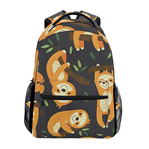 School College Backpack Rucksack Travel Bookbag Outdoor Cute sloth