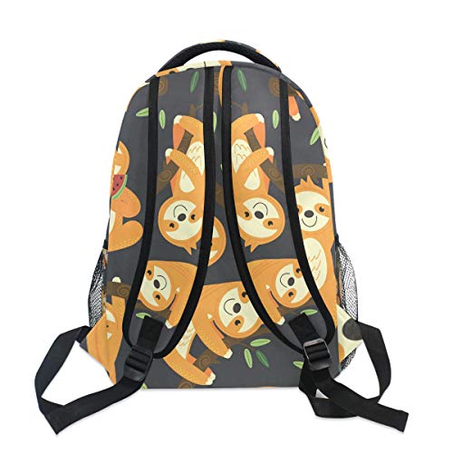 School College Backpack Rucksack Travel Bookbag Outdoor Cute sloth