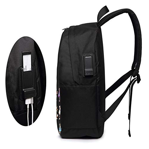 PENGFLY It Was Never Meant To Be Dream Sm-P Unisex 17-Inch Backpack With Usb Charging Port Fashionable Computer Bag Student Travel Backpack, One Size