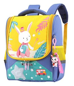 jiayou unisex preschool backpack kindergarten cartoon bag girls boys daypack(yellow rabbit,10 liters)