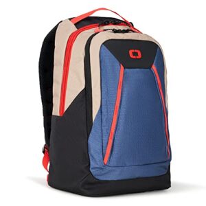ogio bandit pro backpack, tan/blue/red, 20 liter