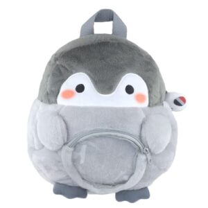 pghrne kawaii cartoon penguin backpack cute plush small schoolbag daypack girl boy gift (penguin bag with coin bag,20*10*23cm)
