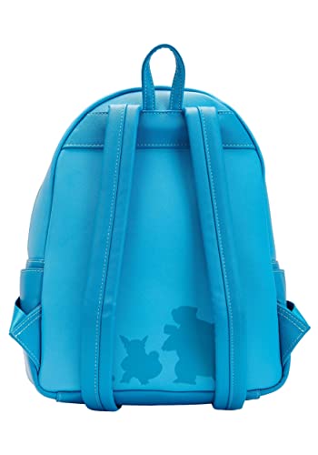 Loungefly Pokemon Squirtle Evolution Triple Pocket Backpack