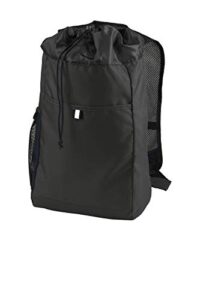 port authority hybrid backpack osfa black/ black