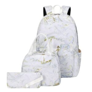 3 piece teen girls backpack set kids bookbag with lunch box elementary school outdoor bag