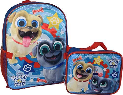 Puppy Dog Pals 16" Backpack W/ Detachable Lunch Box