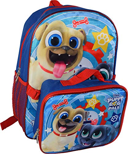 Puppy Dog Pals 16" Backpack W/ Detachable Lunch Box