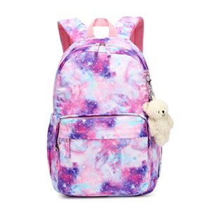 galaxy pattern backpack kids backpack for girls lightweight preschool backpack for toddlers boys girls (12m+) ages