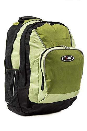 Everest Xtreme Multi-Compartment Backpack, Desert Green/Dark Greaan/Black, One Size