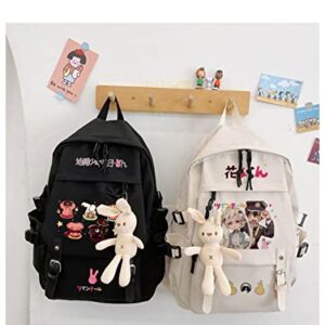 COSABZ Anime Toilet bound Jibaku Shounen Hanako kun Backpack Schoolbag Cosplay Mochila Kawaii Backpack With Pendant Girls (9)