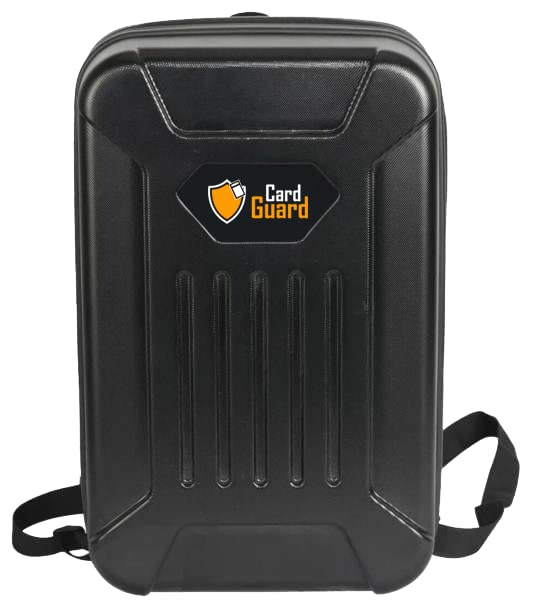 Card Guard Backpack, Black Matte