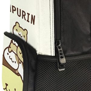 Po-mPo-mPu-rin 16 inch backpack school bag adjustable for school work picnic travel daypacks