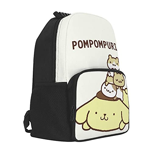 Po-mPo-mPu-rin 16 inch backpack school bag adjustable for school work picnic travel daypacks