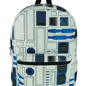 KBNL Star Wars - R2D2 Deluxe All Over Print Backpack - 64955, White