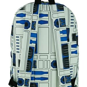 KBNL Star Wars - R2D2 Deluxe All Over Print Backpack - 64955, White