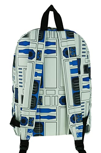 KBNL Star Wars - R2D2 Deluxe All Over Print Backpack - 64955, White