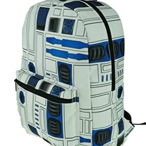 KBNL Star Wars - R2D2 Deluxe All Over Print Backpack - 64955, White