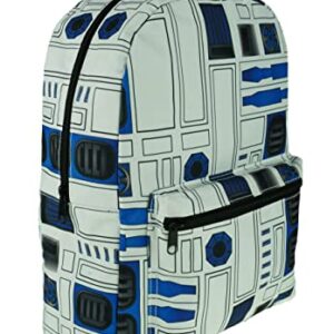 KBNL Star Wars - R2D2 Deluxe All Over Print Backpack - 64955, White