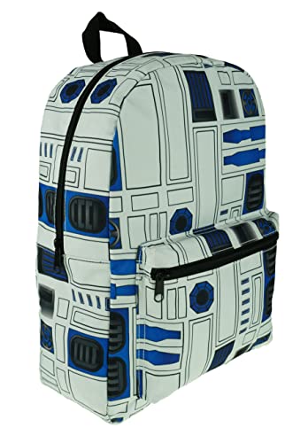 KBNL Star Wars - R2D2 Deluxe All Over Print Backpack - 64955, White