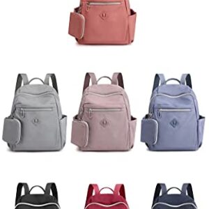 Small Backpack womens backpack purse Mini Casual Lightweight Daypack Backpacks for Women and Girls (C-Black)